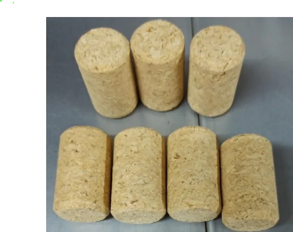 Tapones cilíndricos para embotellado a máquina